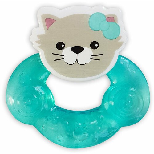 Прорезыватель для зубов детский охлаждающий с водой прорезыватель dotty cat uviton