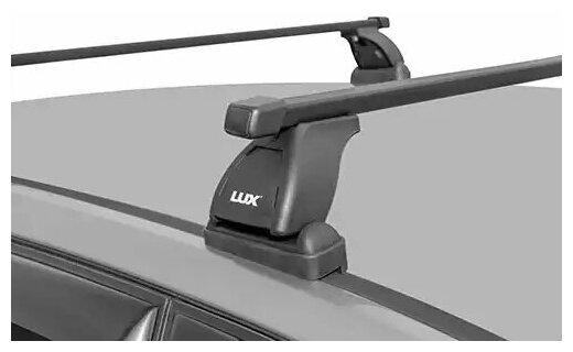 Багажная система "LUX" с дугами 1,1м прямоугольными в пластике для а/м Opel Astra J Sd/Hb 2009-2015 г. в.