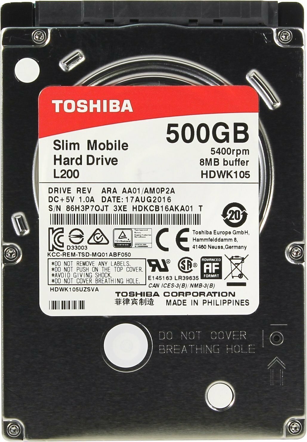 Жёсткий диск Toshiba - фото №12