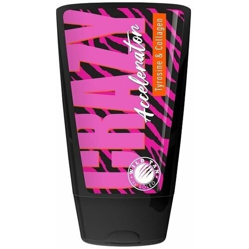 WILD TAN Crazy Accelerator Ускоритель загара с коллагеном 125 мл сильный ускоритель загара soleo black bronzer 15 мл