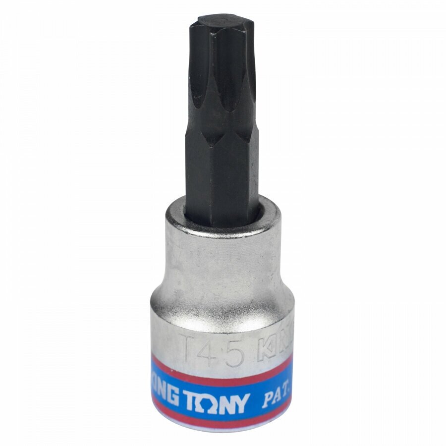 Торцевая насадка (бита) 3/8", TORX, T45, 50мм KING TONY 302345