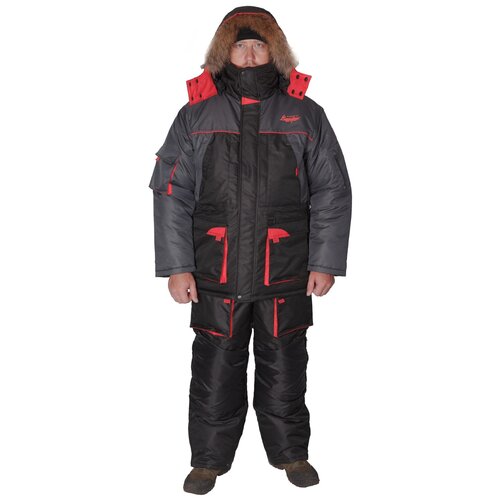 Костюм рыболовный зимний Canadian Camper SIBERIA (куртка+брюки) цвет black, XXL