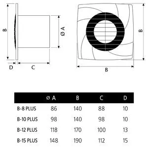 Вентилятор Cata B-12 PLUS - фото №4