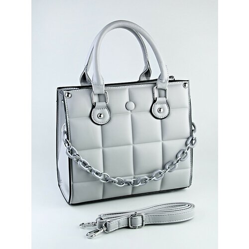 фото Сумка adafman, экокожа, серый