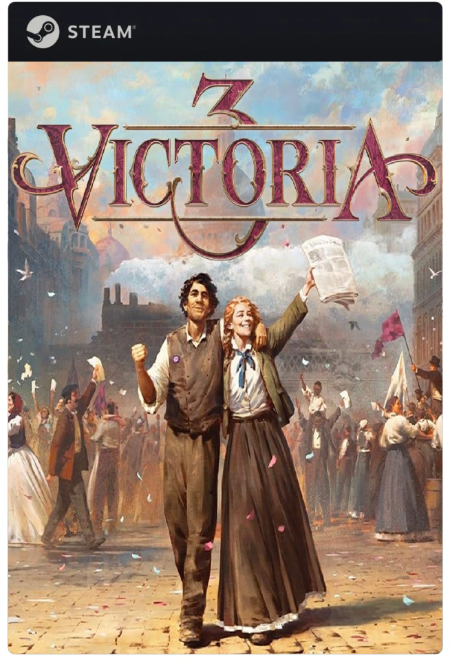 Игра Victoria 3 для PC, Steam, электронный ключ