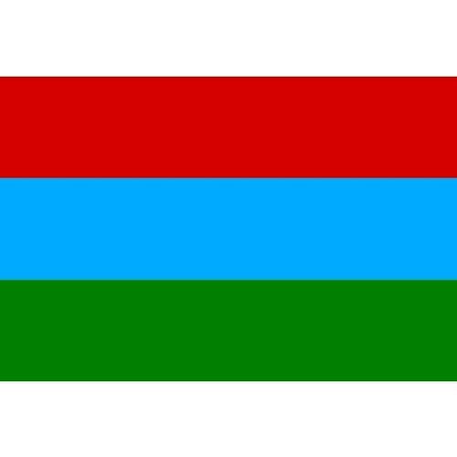Флаг Республики Карелия. Размер 135x90 см. флаг республики карелия 70х105 см