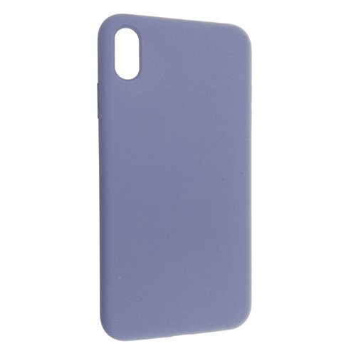 фото Чехол на ip xs max kruche silicone lavender gray