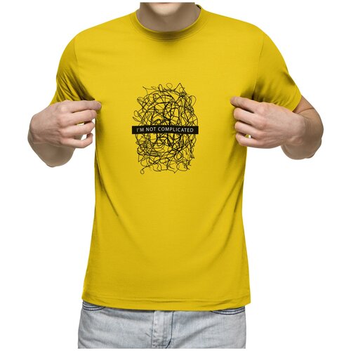 фото Футболка us basic, размер m, желтый