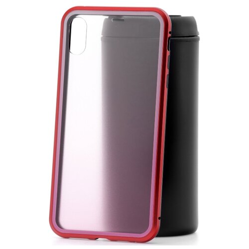 фото Чехол на ip xs max kruche rjc-11 black red