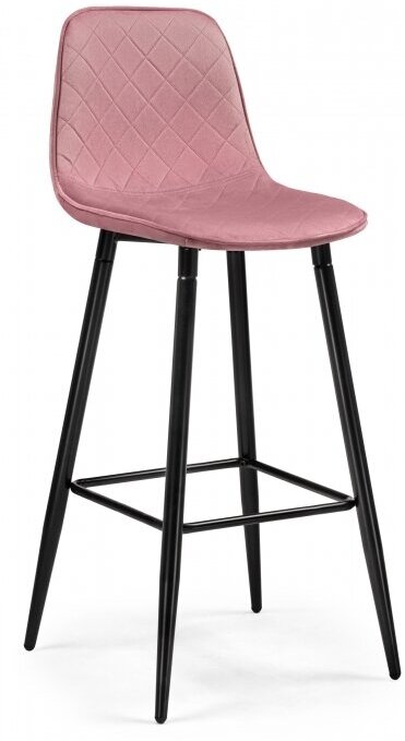 Барный стул Woodville Capri pink / black