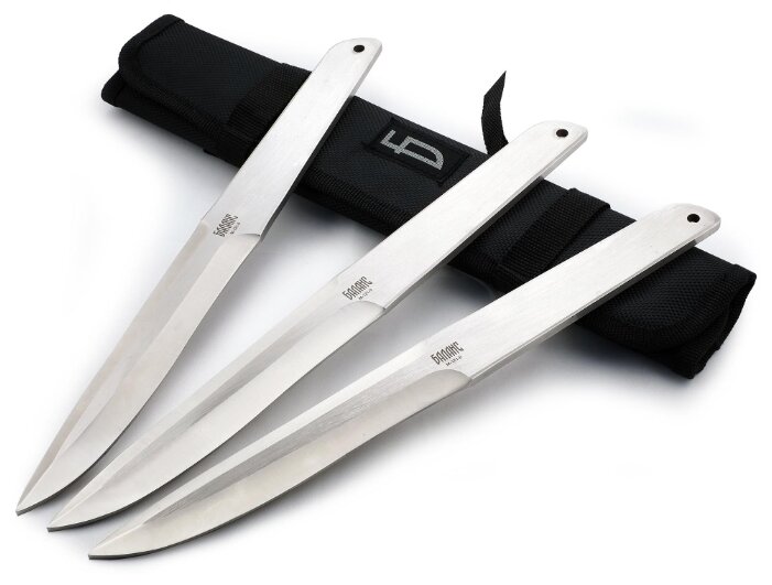 Набор ножей для метания спортивного 3 шт Ножемир Баланс M-121-0 в кордуровом чехле