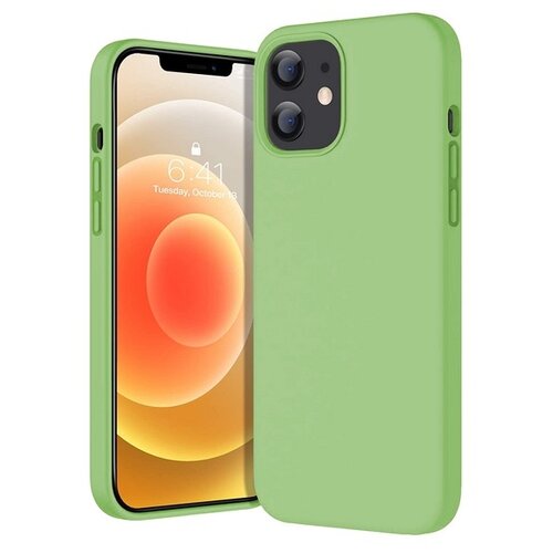 Krutoff / Чехол-накладка Krutoff Silicone Case для iPhone 12 mini (Айфон 12 мини) (mint)