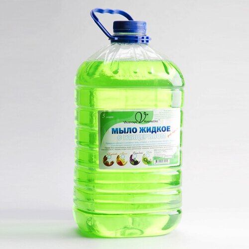 Мыло жидкое 5л Вкусная Косметика с глицерином Киви 757₽