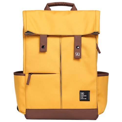 городской рюкзак 90 points vibrant college casual backpack 2022 бежевый Рюкзак 90 Points Vibrant College Casual Backpack, желтый