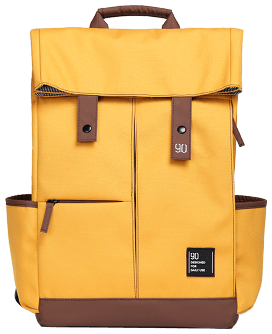 Городской рюкзак Xiaomi 90 Points Vibrant College Casual Backpack (yellow), желтый