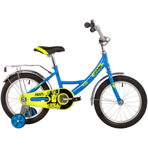 Городской велосипед Novatrack Urban 16 (2022) синий 9 (требует финальной сборки) детский велосипед novatrack urban 16 2022 черный 9 требует финальной сборки