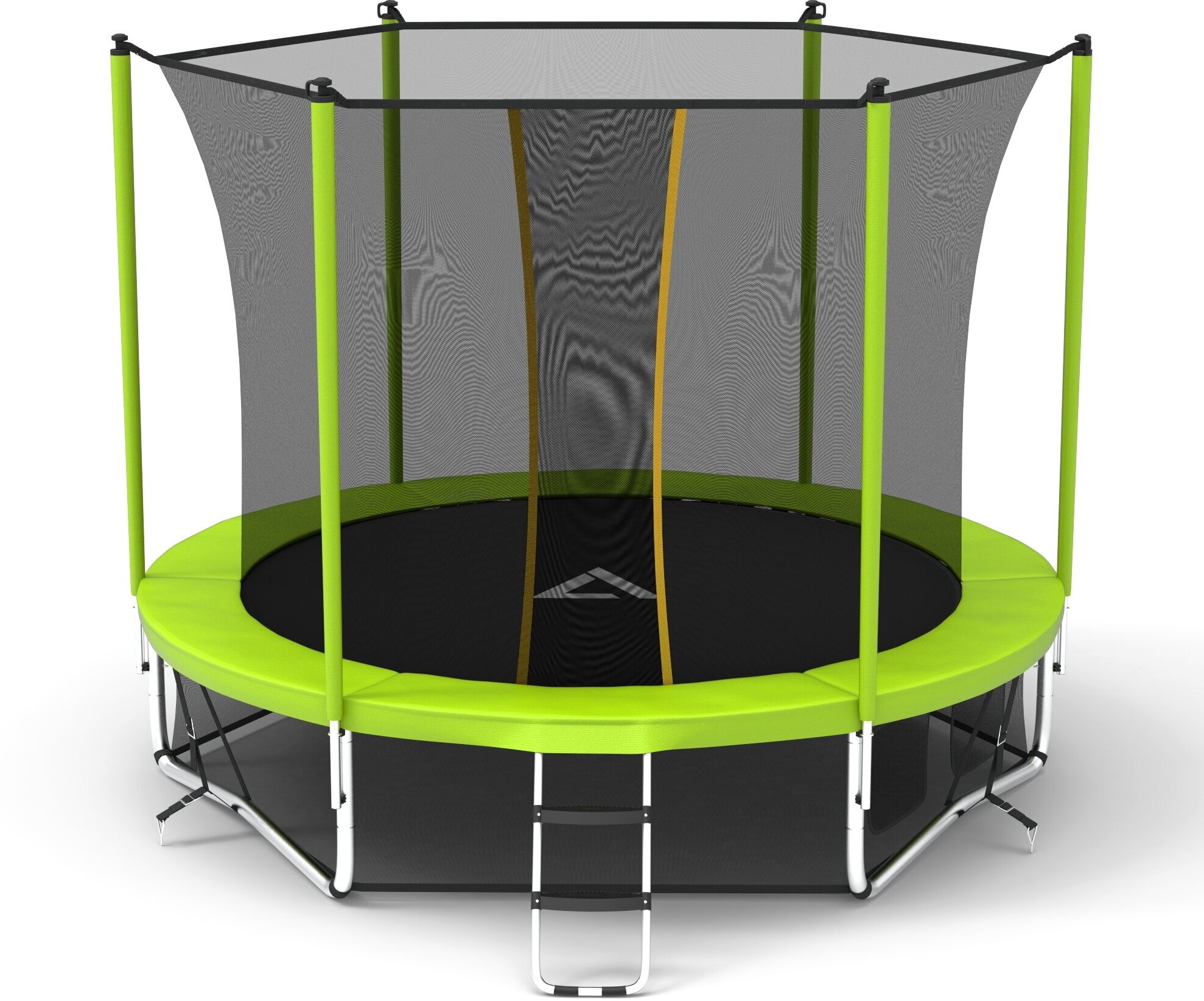 Каркасный батут Alfasport Classic Pro Plus 10 ft 305x305x245 см, light green