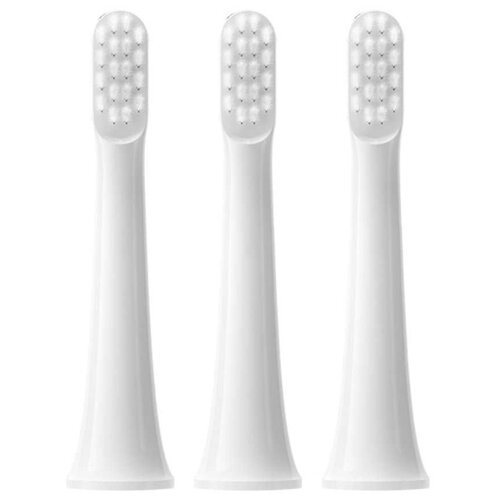 Набор насадок Xiaomi MES603 для звуковой щетки, белый, 3 шт. xiaomi mijia t100 sonic electric tooth brush replacement brush heads electric toothbrush nozzles brush head for t100 toothbrush