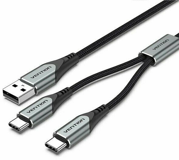 Кабель USB - 2x USB Type-C, 1м, Vention (CQOHF)