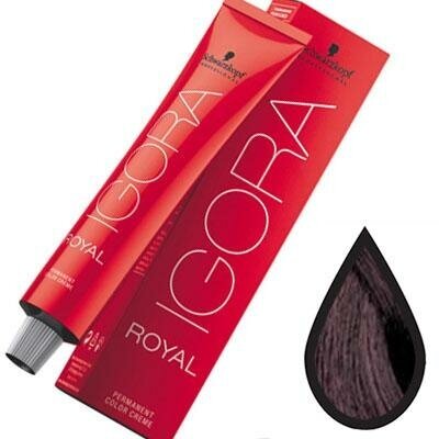 Schwarzkopf Igora Royal стойкая крем-краска для волос 4-99 Шоколадно-коричневый красно-фиолетовый