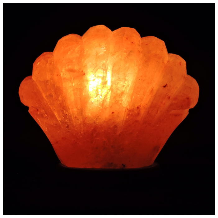 Соляная лампа из гималайской соли «Ракушка» 2,5 кг - фотография № 3
