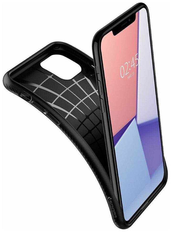 Чехол Spigen Liquid Air для iPhone 11 (076CS27184 оригинал Black)