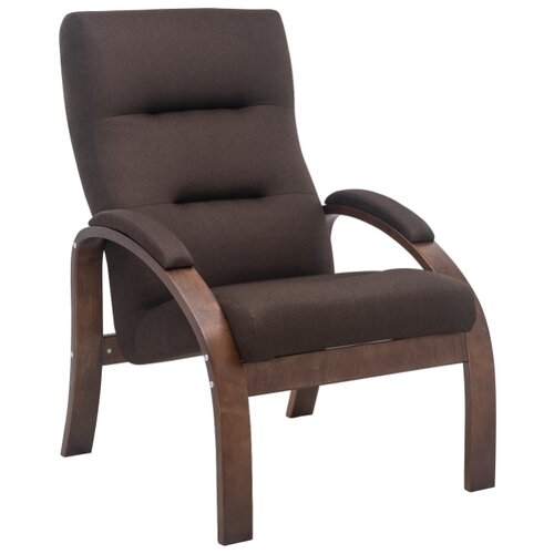 фото Кресло leset лион, орех текстура, ткань malmo 28