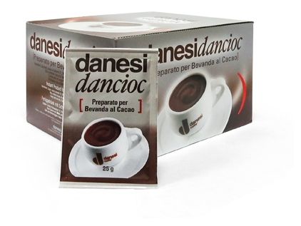 Danesi Dancioc Горячий шоколад растворимый в пакетиках, коробка, 40 пак. - фотография № 2