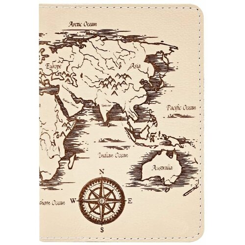 Обложка для паспорта BEREGY, бежевый