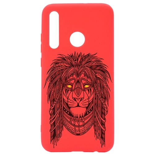фото Чехол soft touch art grand leo для honor 10i / 20e красный gosso