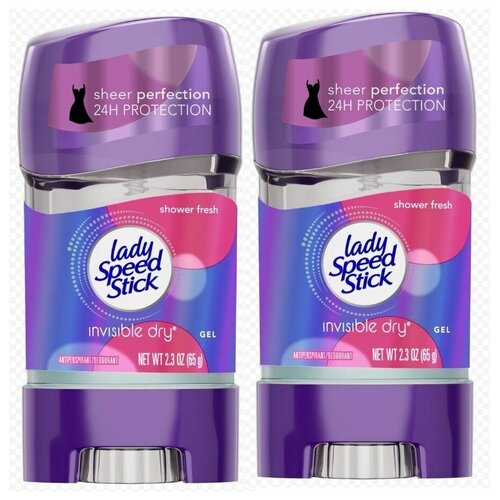 LADY SPEED STICK гелевый дезодорант стик SHOWER FRESH гель 2 шт по 65 мл