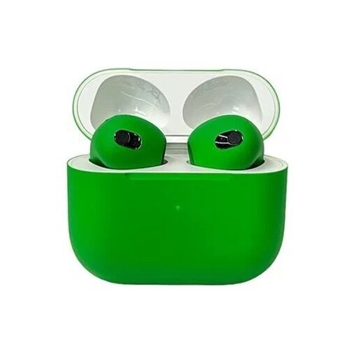 Беспроводные наушники Apple AirPods 3 Color Lightning Charging Case, зеленый наушники true wireless apple airpods 3 lightning charging case