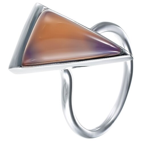 фото Element47 кольцо из серебра 925 пробы с агатом mr1819_ko_sag_001_wg, размер 18