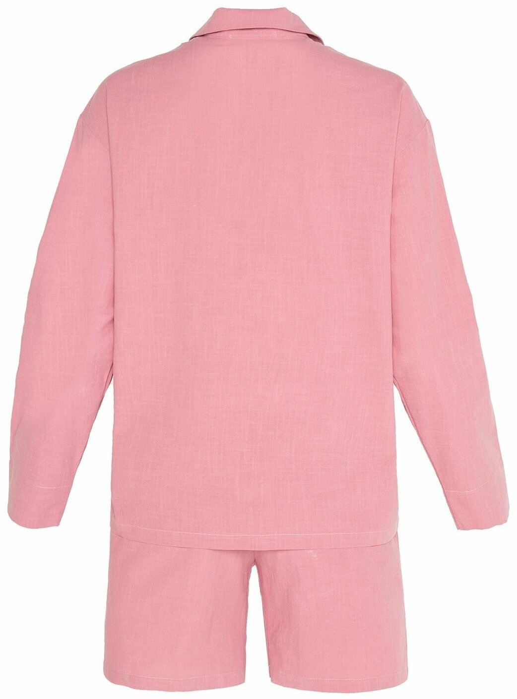 Пижама женская (рубашка и шорты) KAFTAN "Basic" р.48-50, розовый - фотография № 10