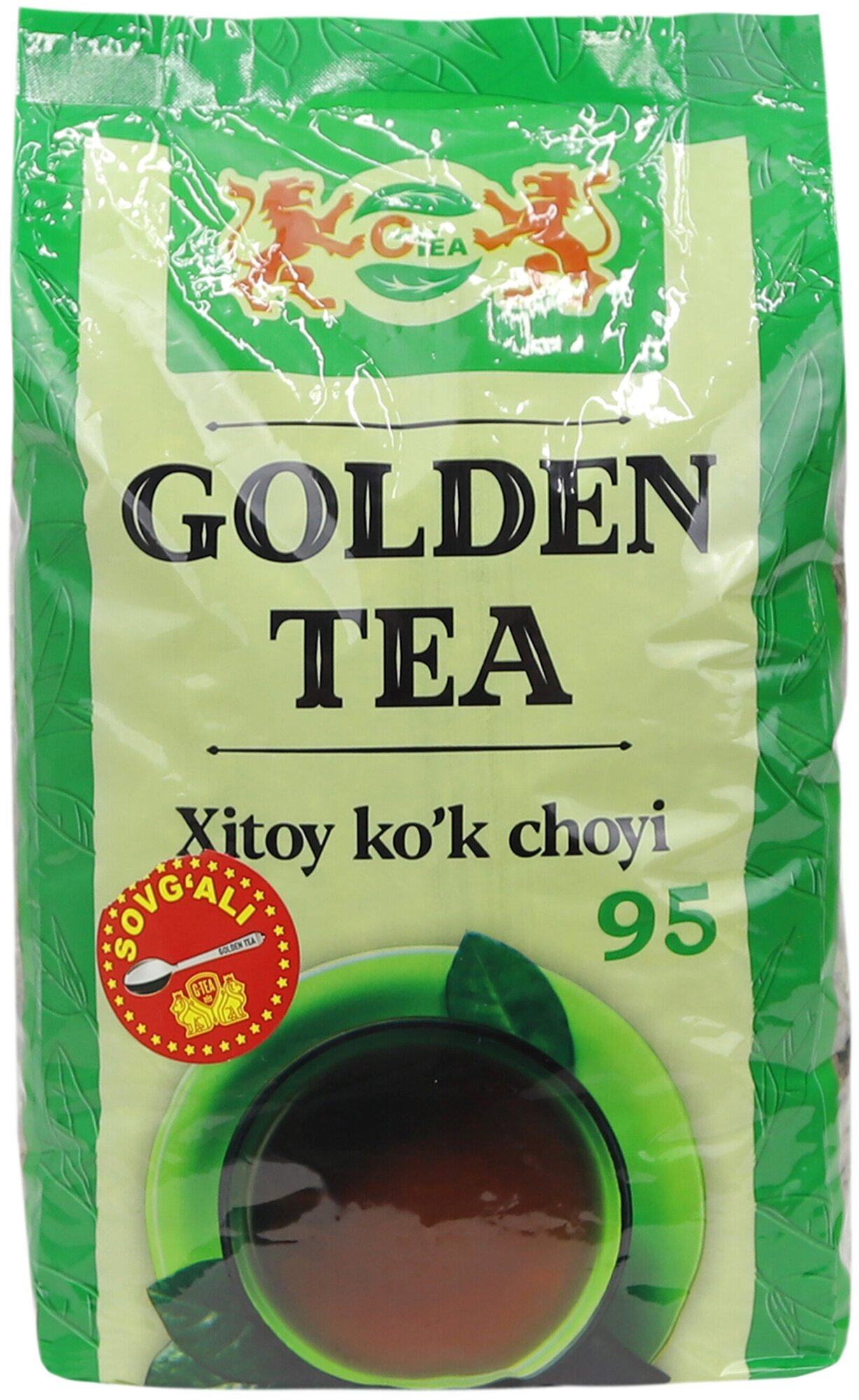 Зеленый чай крупнолистовой №95 Golden Tea (Кок Чой) G14 500гр - фотография № 1