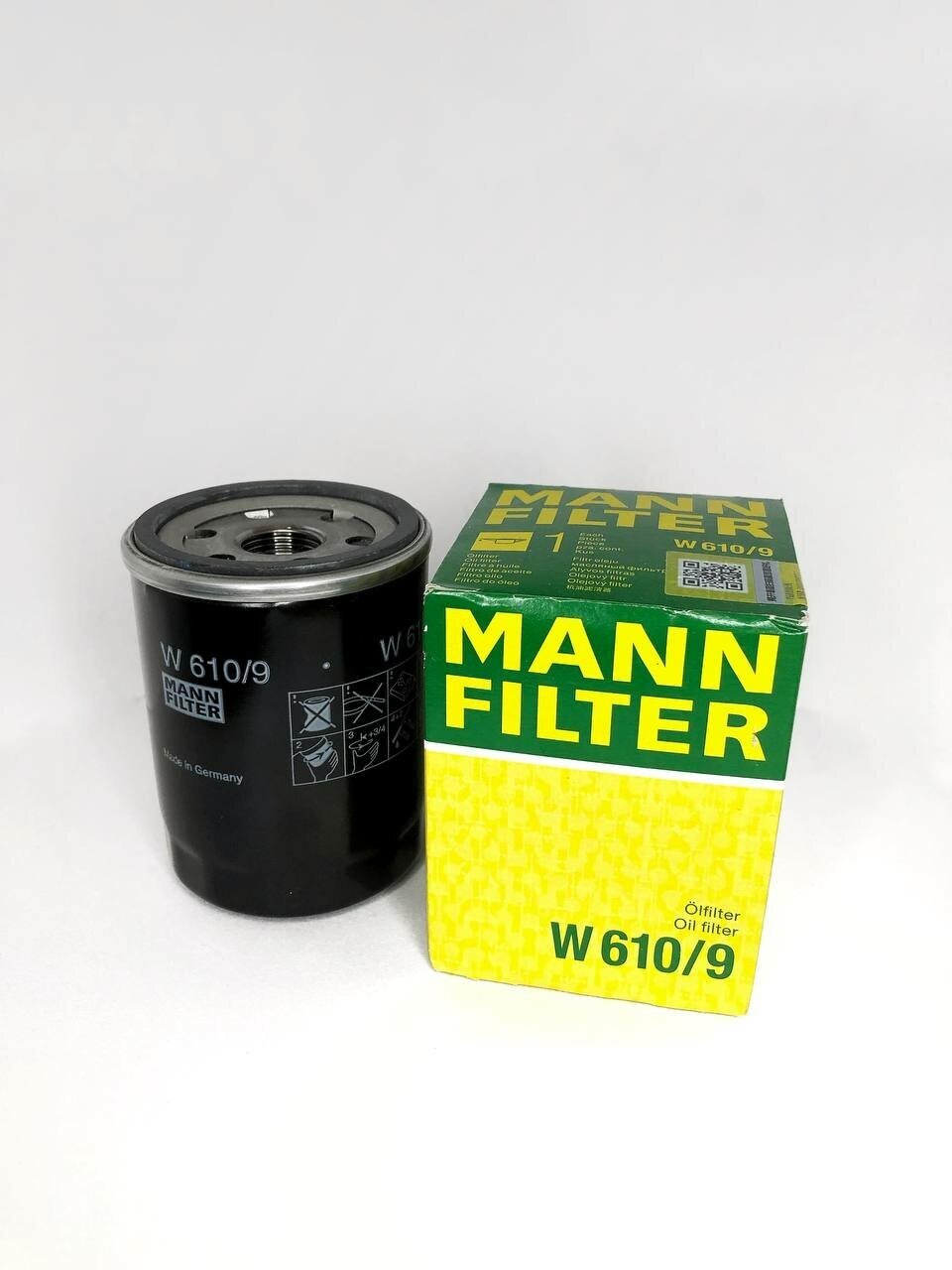 Масляный фильтр MANN-FILTER W 610/9