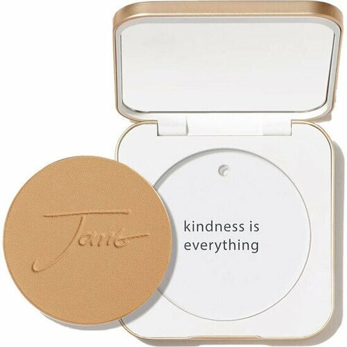 Jane Iredale, Пудреница для прессованных основ (рефиллов) Refillable Compact / Белая