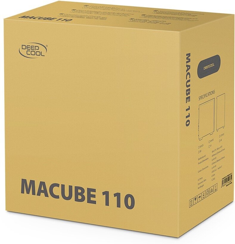 Корпус Deepcool MACUBE 110 BK R-MACUBE110-BKNGM1N-G-1
