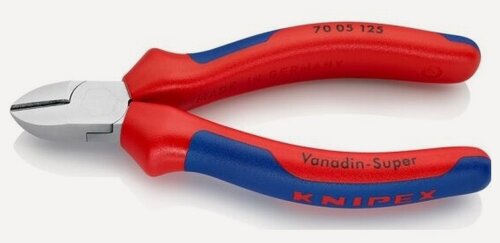 Изображение товара Бокорезы Knipex 7005125, хромированные, 125 mm