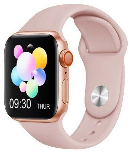 Смарт часы Pro Max 8 розовый / smart watch / Фитнес браслет / вотч / Умный браслет