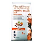 Корм для собак TropiDog утка с рисом 8 кг (для мелких пород) - изображение