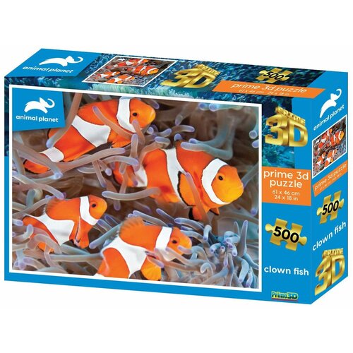 Головоломка пазл Prime 3D Рыбы-клоуны 500 деталей 10384-SBM
