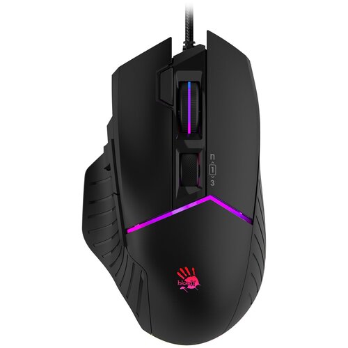 Мышь A4Tech Bloody W95 Max, черный (w95 max stone black) мышь redragon impact elite игровая оптическая беспроводная usb черный [77855]