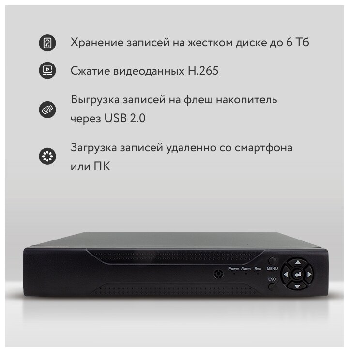 Видеорегистратор PS-Link A2104HX