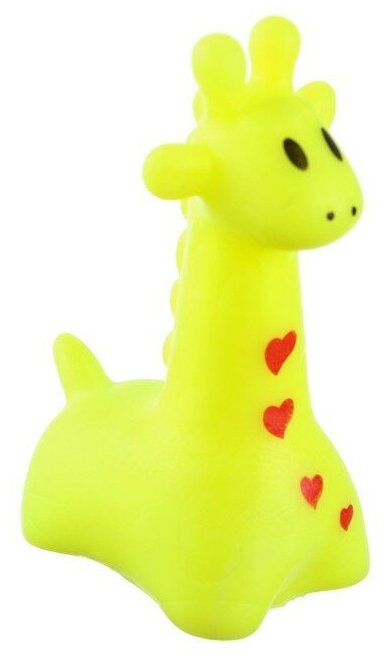 Резиновая игрушка для ванны «Жирафик», 7 см, с пищалкой, цвет микс, 1 шт, Крошка Я
