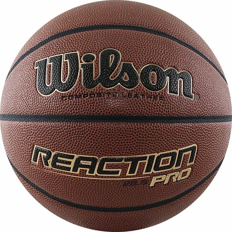 Мяч баскетбольный WILSON Reaction PRO, арт. WTB10138XB06, р.6