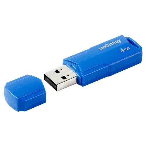 Smartbuy USB Drive 4Gb CLUE Blue (SB4GBCLU-BU)