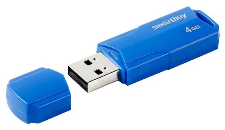 Smartbuy USB Drive 4Gb CLUE Blue (SB4GBCLU-BU)