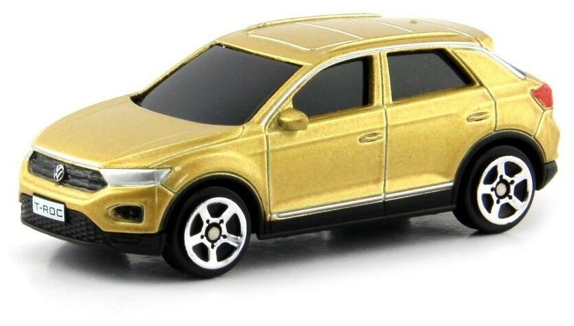 Машина металлическая RMZ City 1:64 Фольксваген T-Roc 2018 (золотой) Uni Fortune 344040S-GLD