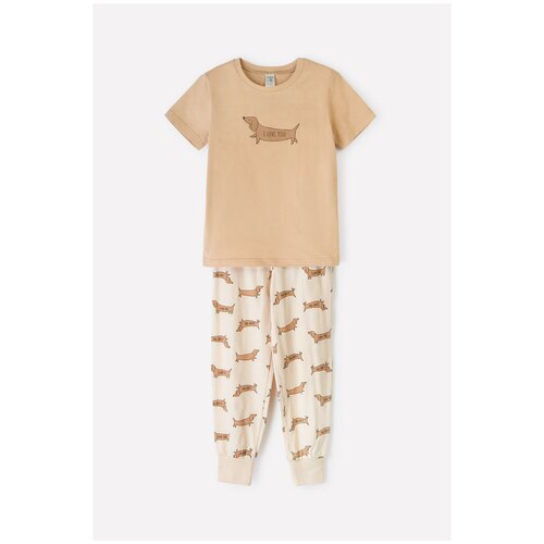Пижама crockid для девочек, размер 92, мультиколор